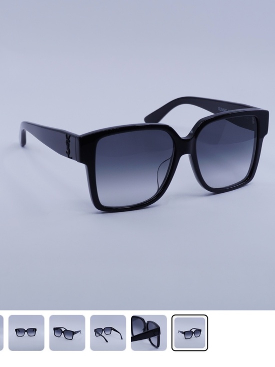 Saint Laurent SL M9/F 002 Shiny Black/Grey Gradient 56-15-145 Sunglasses main image 2